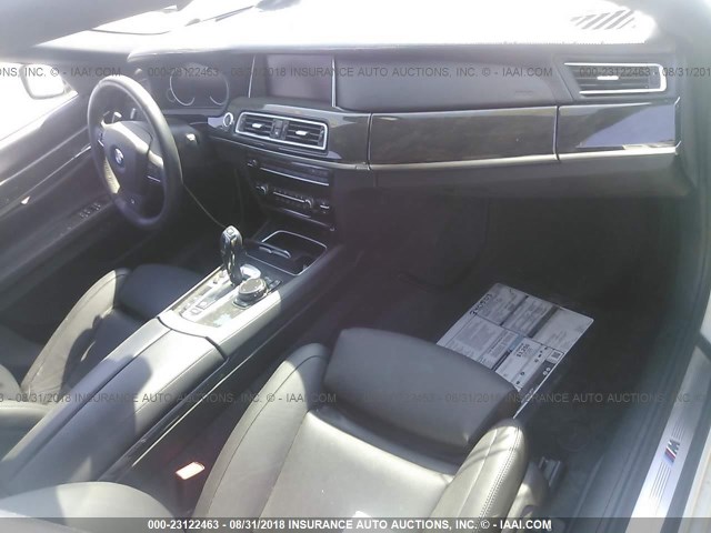 WBAYE8C51ED134880 - 2014 BMW 750 LI WHITE photo 5