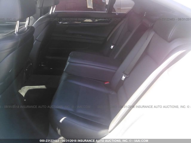 WBAYE8C51ED134880 - 2014 BMW 750 LI WHITE photo 8