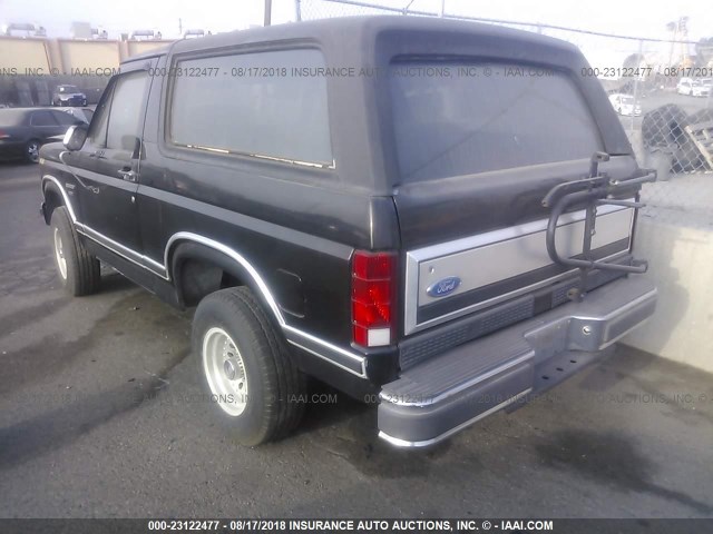 1FMDU15N9GLA75624 - 1986 FORD BRONCO U100 BLACK photo 3