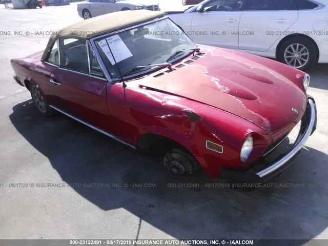 124CS10116800 - 1977 FIAT 1100  RED photo 1