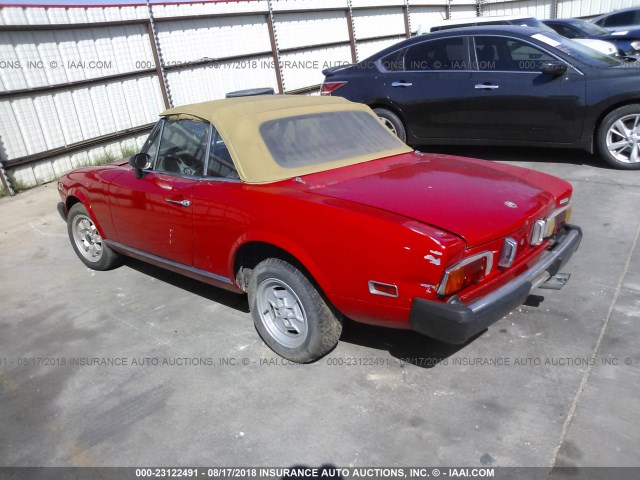 124CS10116800 - 1977 FIAT 1100  RED photo 3