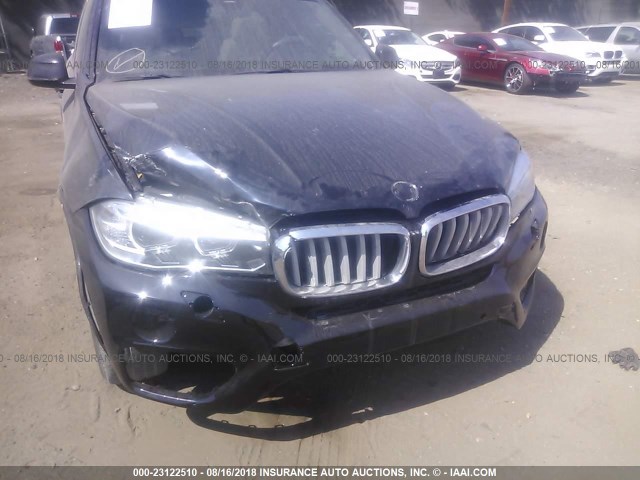 5UXKR6C54F0J75349 - 2015 BMW X5 XDRIVE50I BLACK photo 6