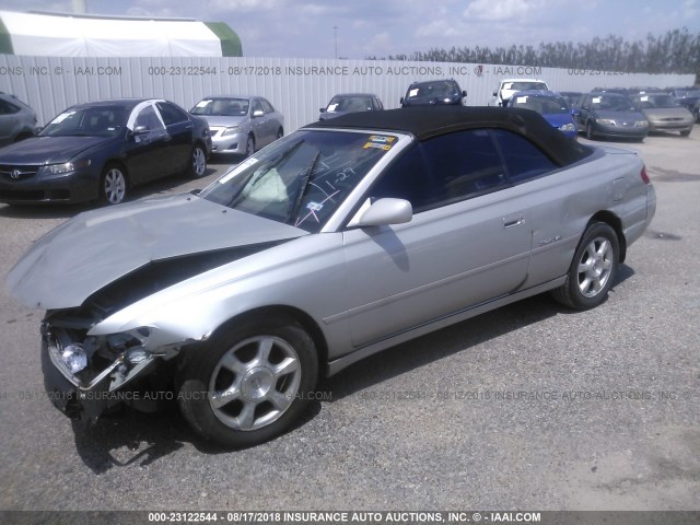 2T1FF28P32C594646 - 2002 TOYOTA CAMRY SOLARA SE/SLE 灰色 照片 2