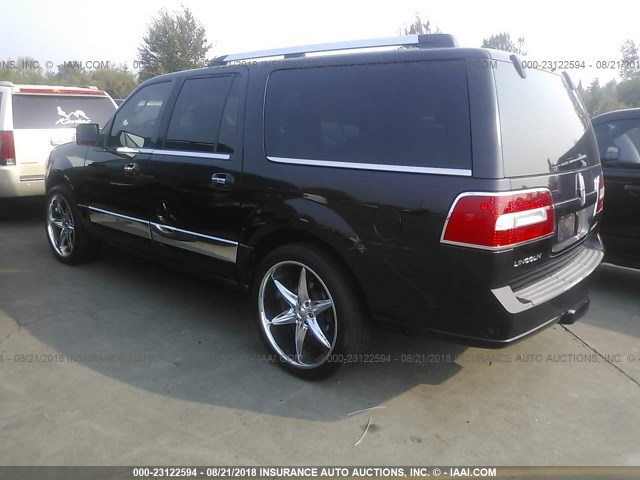 5LMFL28527LJ10689 - 2007 LINCOLN NAVIGATOR L BLACK photo 3