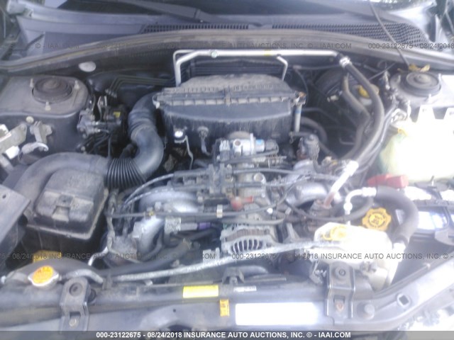 JF1SG65634H703500 - 2004 SUBARU FORESTER 2.5XS შავი ფოტო 10