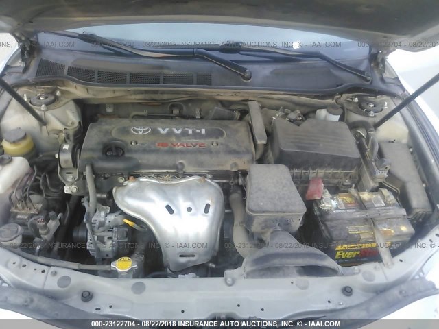 4T1BE46K37U634153 - 2007 TOYOTA CAMRY NEW GENERAT CE/LE/XLE/SE SILVER photo 10