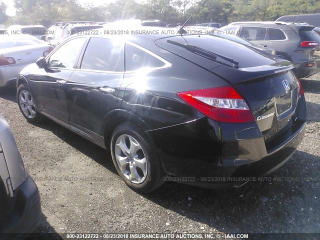 5J6TF2H50CL000357 - 2012 HONDA CROSSTOUR EXL BLACK photo 3