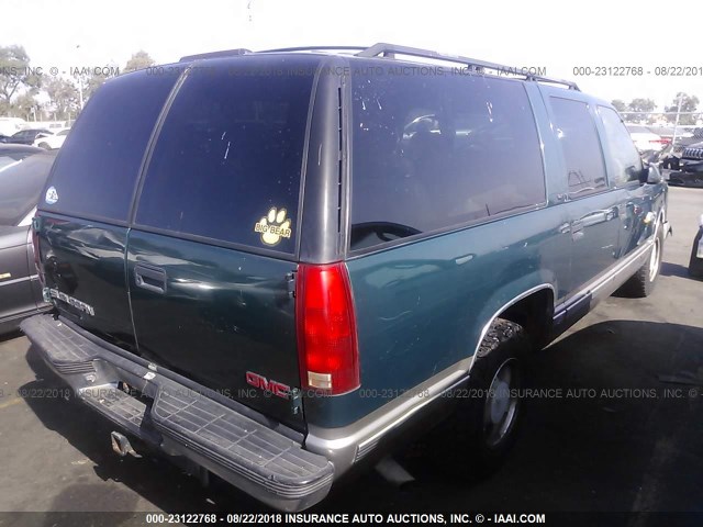 3GKEC16R0XG548261 - 1999 GMC SUBURBAN C1500 GREEN photo 4