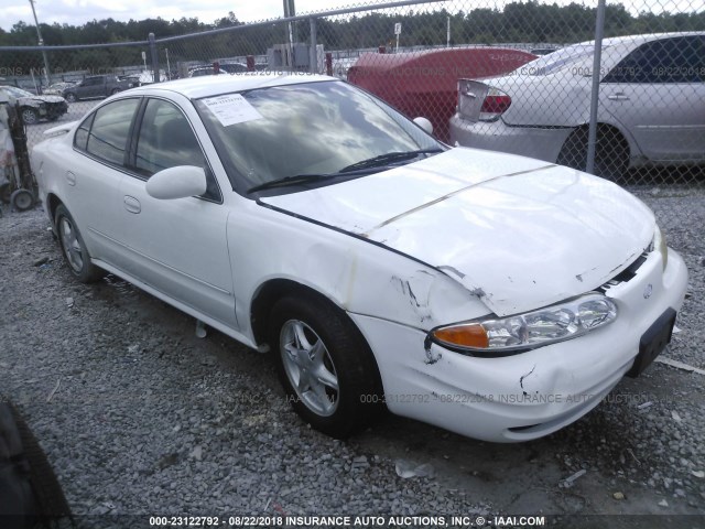 1G3NL52T81C201419 - 2001 OLDSMOBILE ALERO GL WHITE photo 1