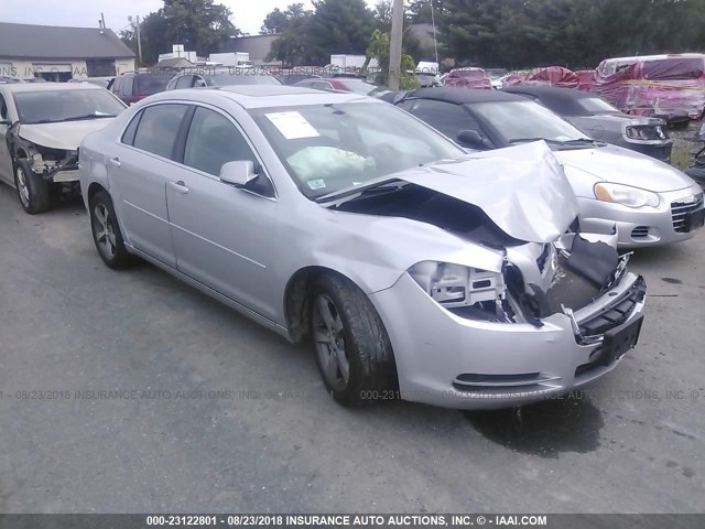 1G1ZC5EU7BF329049 - 2011 CHEVROLET MALIBU 1LT SILVER photo 1