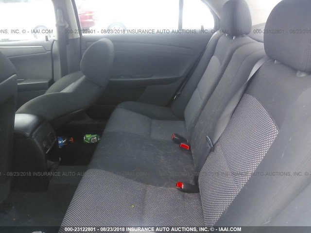 1G1ZC5EU7BF329049 - 2011 CHEVROLET MALIBU 1LT SILVER photo 8