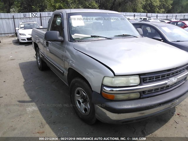 1GCEC14W5XZ124966 - 1999 CHEVROLET SILVERADO C1500 SILVER photo 1