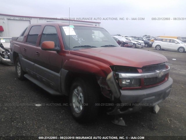 3GNEC13T12G160659 - 2002 CHEVROLET AVALANCHE C1500 ORANGE photo 1