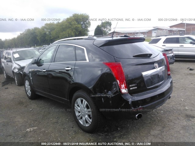 3GYFNAEY8AS580389 - 2010 CADILLAC SRX LUXURY COLLECTION BLACK photo 3