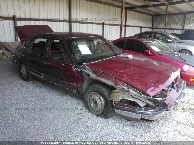 1G4CW53L8M1673581 - 1991 BUICK PARK AVENUE  MAROON photo 1