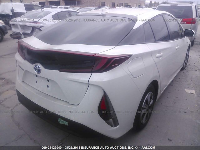 JTDKARFP8H3014608 - 2017 TOYOTA PRIUS PRIME  白色 照片 4