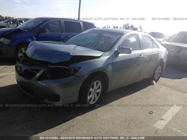 4T1BF3EK9BU626642 - 2011 TOYOTA CAMRY SE/LE/XLE 青色 照片 2