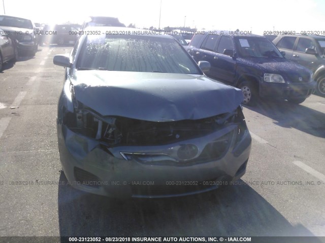 4T1BF3EK9BU626642 - 2011 TOYOTA CAMRY SE/LE/XLE 青色 照片 6