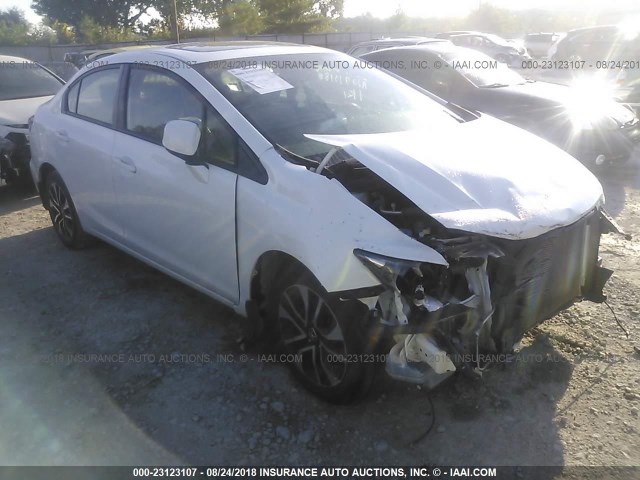 19XFB2F99DE035252 - 2013 HONDA CIVIC EXL 白色 照片 1
