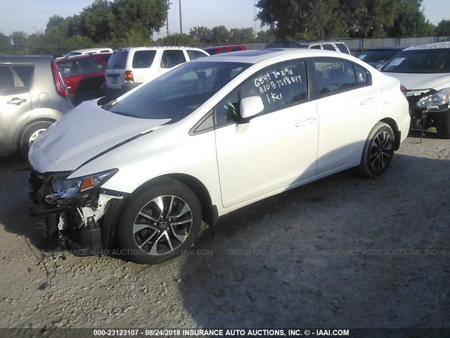 19XFB2F99DE035252 - 2013 HONDA CIVIC EXL 白色 照片 2
