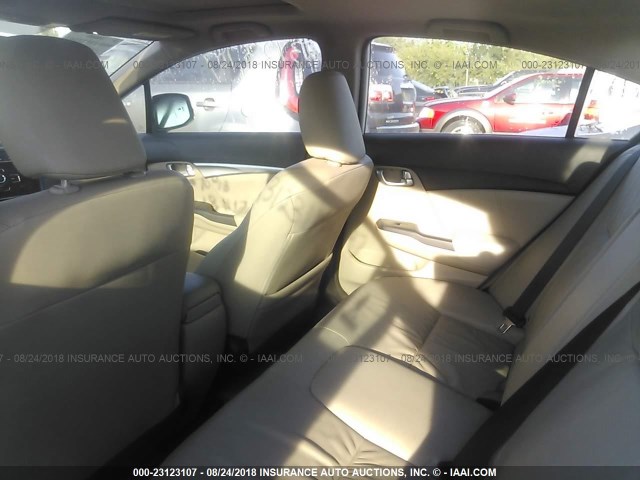 19XFB2F99DE035252 - 2013 HONDA CIVIC EXL 白色 照片 8