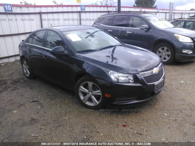 1G1PE5SB5E7295065 - 2014 CHEVROLET CRUZE LT BLACK photo 1