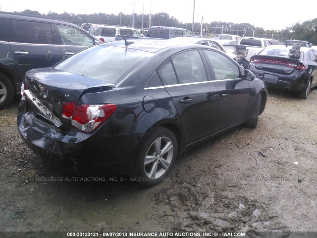 1G1PE5SB5E7295065 - 2014 CHEVROLET CRUZE LT BLACK photo 4