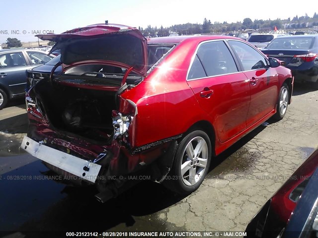 4T1BF1FK3DU675762 - 2013 TOYOTA CAMRY L/SE/LE/XLE Qırmızı foto 4