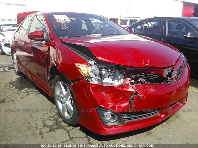 4T1BF1FK3DU675762 - 2013 TOYOTA CAMRY L/SE/LE/XLE Qırmızı foto 6