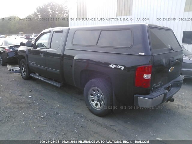 1GCRKREA1CZ120347 - 2012 CHEVROLET SILVERADO K1500 LS BLACK photo 3