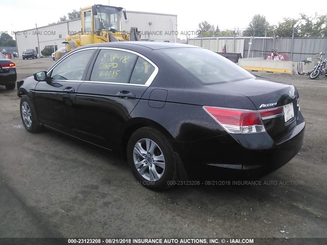 1HGCP2F62BA031085 - 2011 HONDA ACCORD SE BLACK photo 3