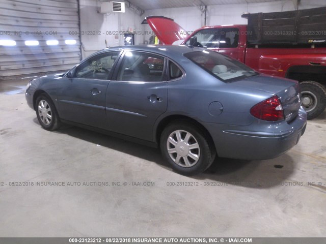 2G4WC582661274221 - 2006 BUICK LACROSSE CX BLUE photo 3