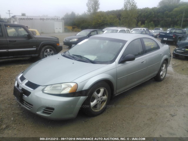 1B3EL46R55N632305 - 2005 DODGE STRATUS SXT SILVER photo 2