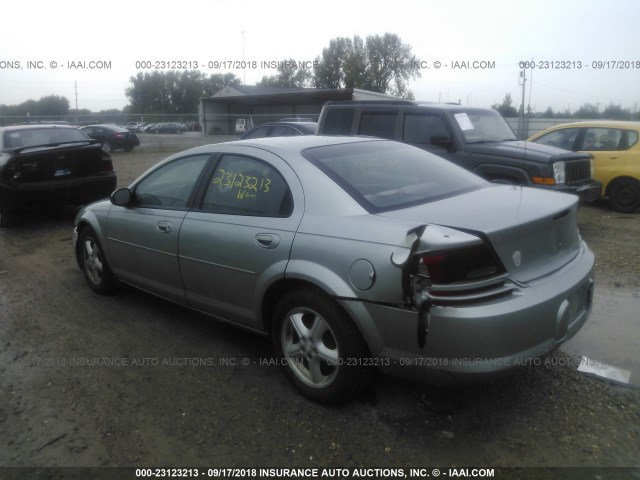 1B3EL46R55N632305 - 2005 DODGE STRATUS SXT SILVER photo 3