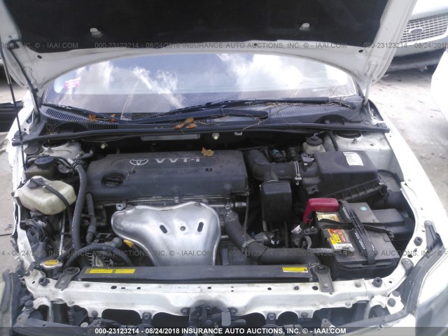JTKDE177970199659 - 2007 TOYOTA SCION TC 白色 照片 10