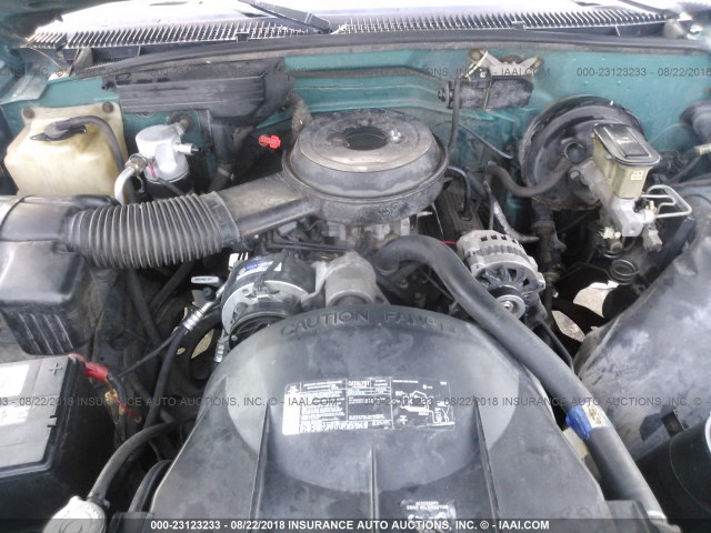 1GTDC14Z9PZ546177 - 1993 GMC SIERRA C1500 GREEN photo 10