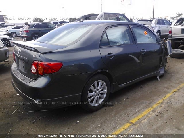 2T1BU4EEXAC429145 - 2010 TOYOTA COROLLA S/LE/XLE GRAY photo 4