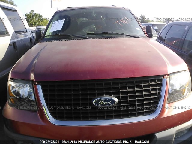 1FMPU15L13LB55909 - 2003 FORD EXPEDITION XLT RED photo 6