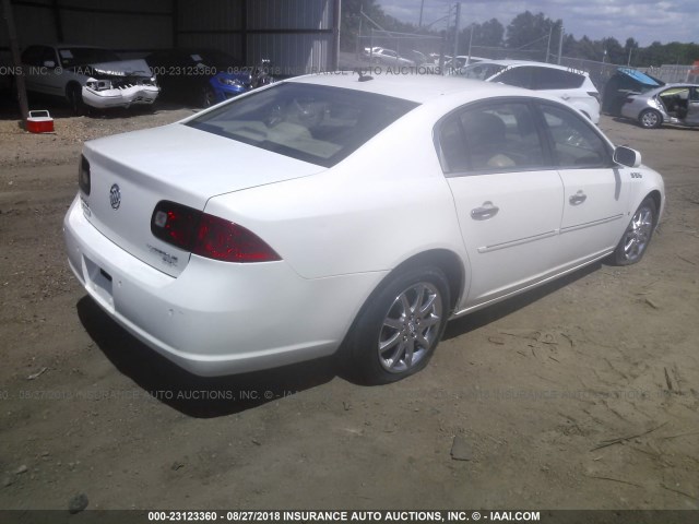 1G4HD57256U204964 - 2006 BUICK LUCERNE CXL WHITE photo 4