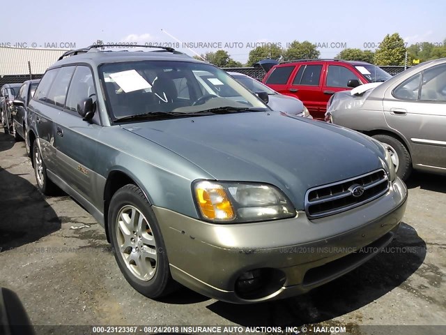 4S3BH6757Y7650226 - 2000 SUBARU LEGACY OUTBACK AWP 绿色 照片 1