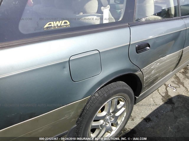 4S3BH6757Y7650226 - 2000 SUBARU LEGACY OUTBACK AWP 绿色 照片 6