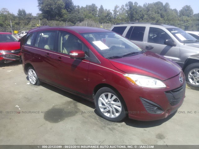 JM1CW2BL2E0173850 - 2014 MAZDA 5 SPORT RED photo 1