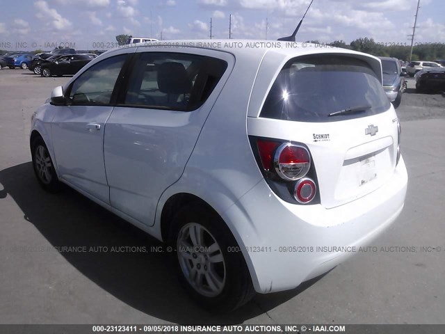 1G1JA6SH0C4158027 - 2012 CHEVROLET SONIC LS 白色 照片 3