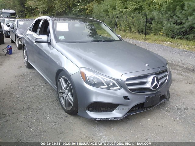 WDDHF8JB7EA914981 - 2014 MERCEDES-BENZ E 350 4MATIC GRAY photo 1