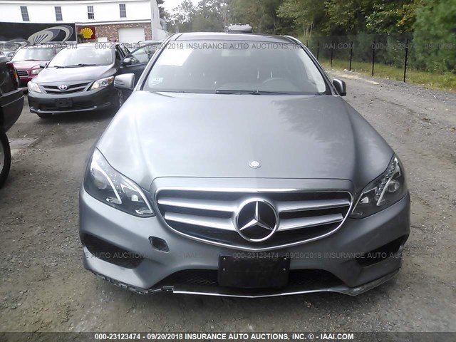 WDDHF8JB7EA914981 - 2014 MERCEDES-BENZ E 350 4MATIC GRAY photo 6