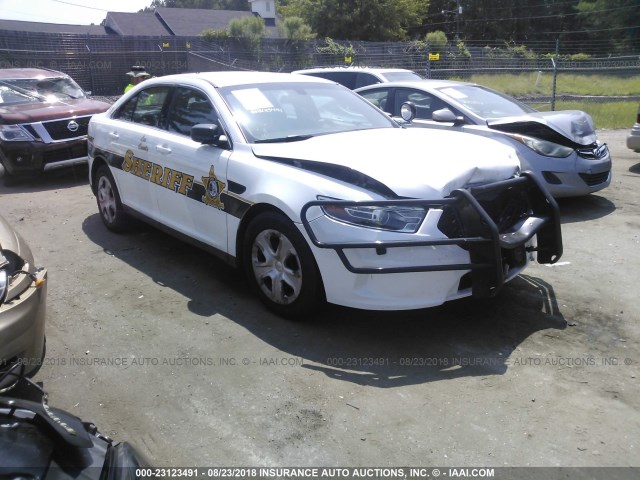 1FAHP2MK9GG132221 - 2016 FORD TAURUS POLICE INTERCEPTOR WHITE photo 1