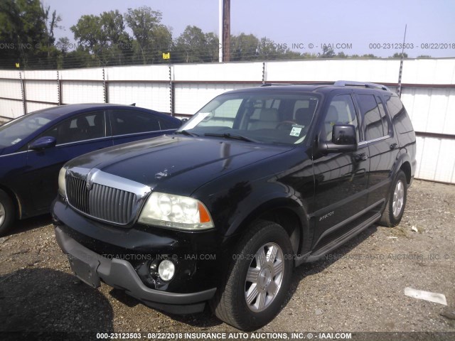 5LMEU68H23ZJ22570 - 2003 LINCOLN AVIATOR 黑色 照片 2