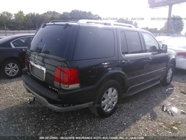 5LMEU68H23ZJ22570 - 2003 LINCOLN AVIATOR 黑色 照片 4