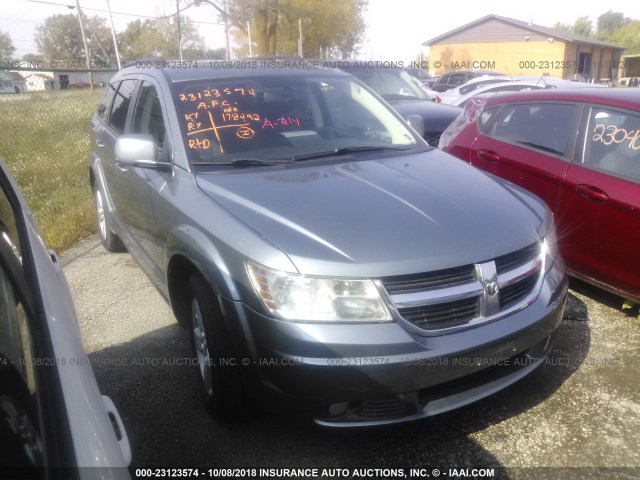 3D4PG5FV6AT182014 - 2010 DODGE JOURNEY SXT BLUE photo 1