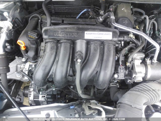 JHMGK5H76GX020258 - 2016 HONDA FIT EX/EXL SILVER photo 10